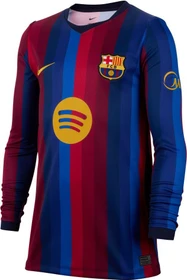 Nike FC Barcelona Stadium 2026/2027 Heimtrikot langarm deep garnet/blue void/blackenend blue/mineral yellow (Junior)