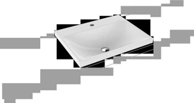 Kaldewei Silenio 3040 Aufsatzwaschtisch 60x46x4cm, Perl-Effekt, alpinweiß