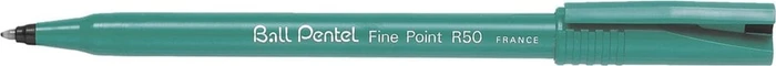 Pentel Ball Fine Point R50 0.4mm schwarz Tintenroller (Mine)