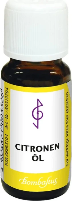 Bombastus Citronenöl ätherisches Duftöl, 10ml