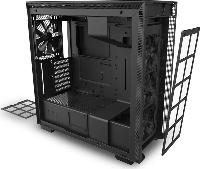 NZXT H710, schwarz, Glasfenster