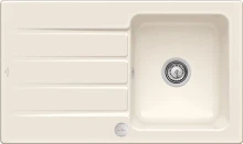 Villeroy & Boch Architectura 860x510mm Becken reversibel mit Ablauffernbedienung crema