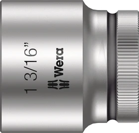 Wera 8790 HMC Zyklop Außensechskant Steckschlüssel 1/2" zöllig, 1 3/16"x37mm