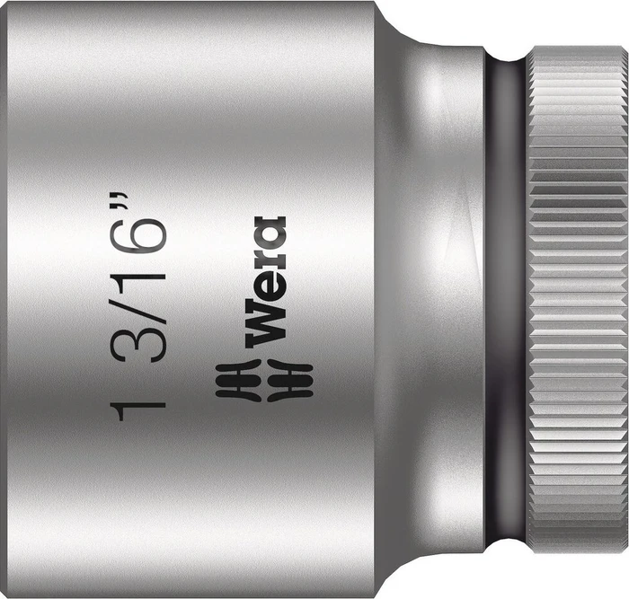 Wera 8790 HMC Zyklop Außensechskant Steckschlüssel 1/2" zöllig, 1 3/16"x37mm