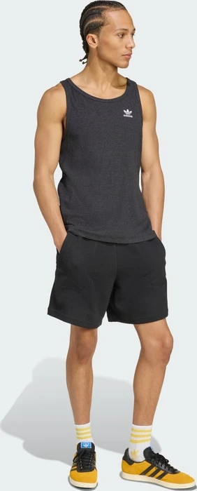 adidas Trefoil Essentials Shirt ärmellos schwarz/weiß (Herren)