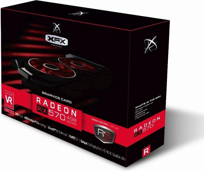 XFX Radeon RX 570 RS XXX Edition, 4GB GDDR5, DVI, HDMI, 3x DP