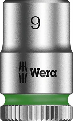 Wera 8790 HMA Zyklop Außensechskant Steckschlüssel 1/4", 9x23mm