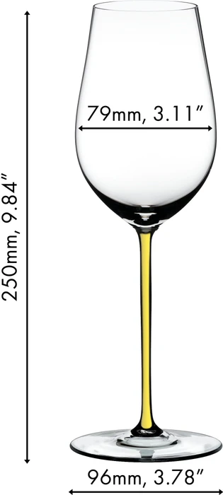 Riedel Fatto A Mano Riesling/Zinfandel Weißweinglas gelb