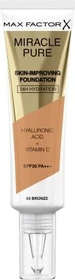 Max Factor Miracle Pure Skin-Improving Hydrating Foundation 80 bronze LSF30, 30ml