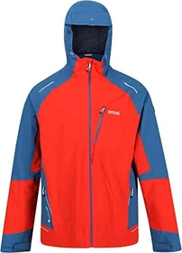Regatta Highton Pro Funktionsjacke fiery red dynasty/blue moonlight denim (Herren)
