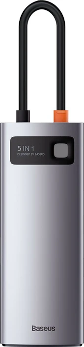 Baseus Metal Gleam 5-in-1 Hub, USB-C 3.0 [Stecker]