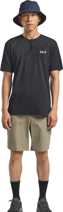 Jack Wolfskin Vonnan Graphic Funktionsshirt kurzarm outdoor phantom (Herren)