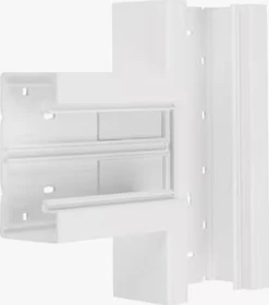 Hager T-Stück aus Grundprofil zu BR 68x130mm Oberteil 80mm in verkehrsweiß