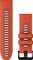 Garmin Ersatzarmband QuickFit 26 Silikon flame red/graphite Vorschaubild