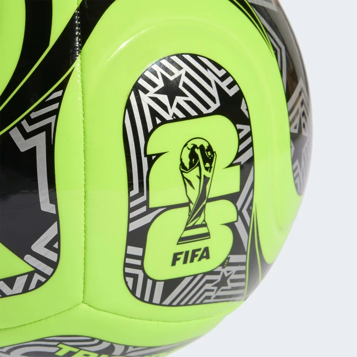 adidas Trionda FIFA WM 2026 Club Fußball lucid lemon/black/silver metallic