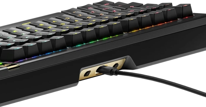 Glorious GMMK 3 Pro HE 75% Pre-built Gaming Keyboard, schwarz, LEDs RGB, Glorious Fox HE, USB, ND
