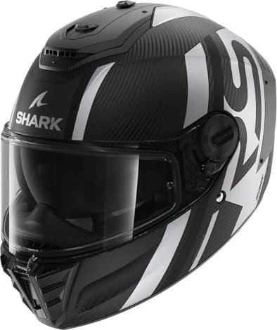 Shark Spartan RS Carbon schwarz/grau/weiß