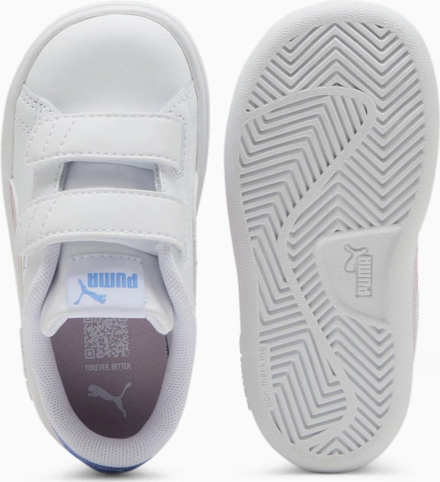 Puma Smash 3.0 Leather V puma white/grape mist/blue skies (Junior)