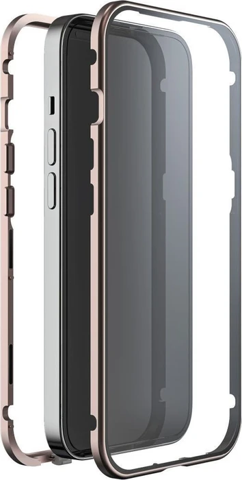 White Diamonds 360° Glass Case für Apple iPhone 14 Plus rosa