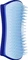 PET Teezer De-Shedding & Grooming Brush, für stark haarendes und langhaariges Fell mit Unterfell, small, Navy/Himmelblau Vorschaubild