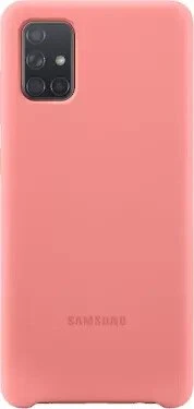 Samsung Silicone Cover für Galaxy A71 pink
