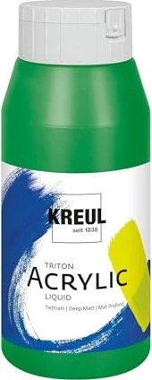 Kreul Solo Goya Triton Acrylic Acrylfarbe, permanentgrün, 750ml