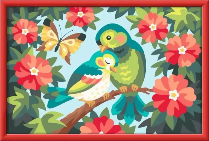 Ravensburger Malen nach Zahlen CreArt Bunte Vögel