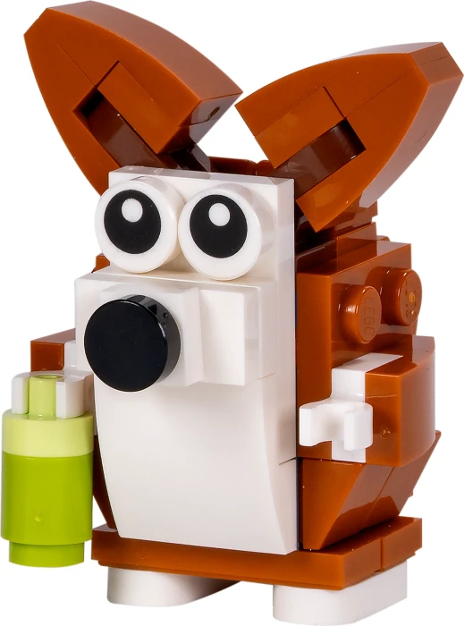 LEGO Tiere für den Schreibtisch - Corgi