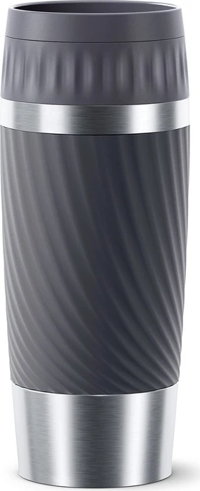 Emsa Travel Mug Easy Twist Isolierbecher 360ml anthrazit