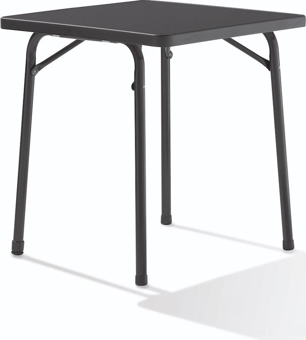Sieger Garten mecalit-Pro Klapptisch 70x70cm eisengrau/schieferdekor anthrazit