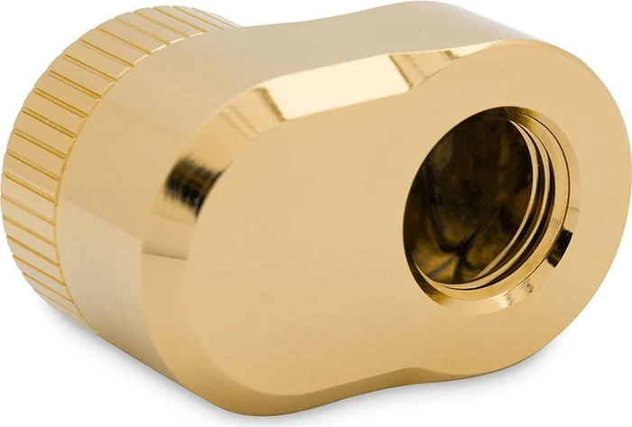 EK Water Blocks Quantum Line EK-Quantum Torque Rotary Offset 14, G1/4", 14mm Versatz, gold