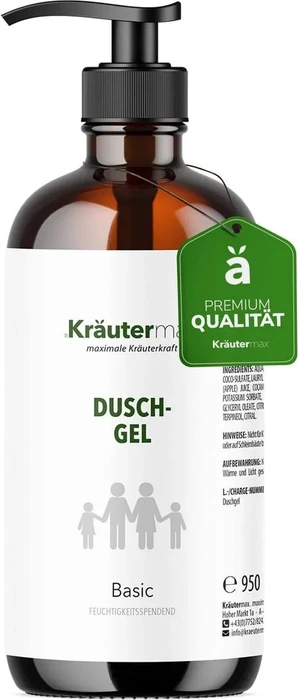 Kräutermax Basic Duschgel pH Neutral, 950ml