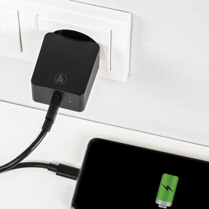 Hama Ladegerät Power Delivery (PD)/Qualcomm 25W schwarz