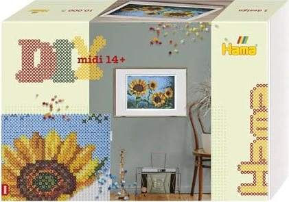Hama midi Art - Sonnenblumen