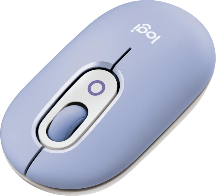 Logitech POP Wireless Mouse, Lilac, Logi Bolt, USB/Bluetooth