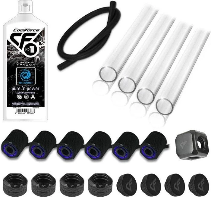 Nanoxia PETG Starter Pack 16/13mm UV beleuchtet