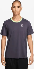 Nike Court Advantage Dri-FIT Funktionsshirt kurzarm dark raisin/volt tint/white (Herren)
