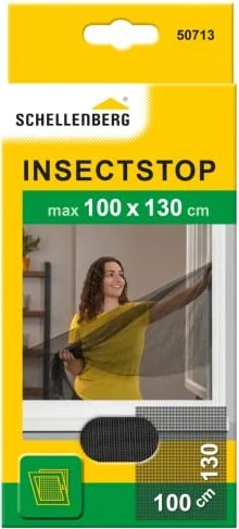 Schellenberg Insect Stop Fliegengitter 100x130cm anthrazit