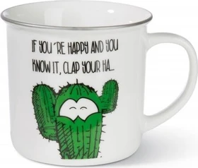 Nici Kaffeetasse If you're happy 400ml metallic