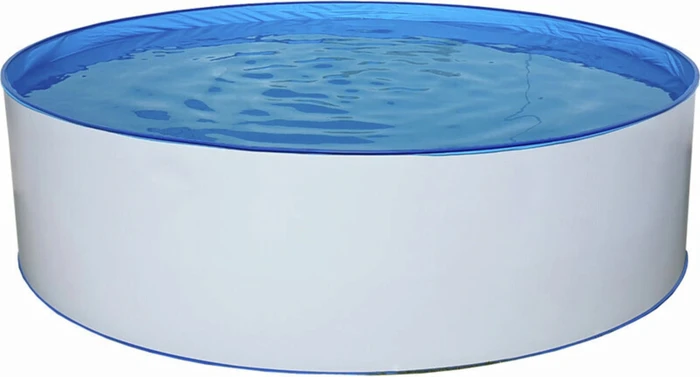 Steinbach Nuovo de Luxe Stahlwandpool Set rund 450x120cm weiß
