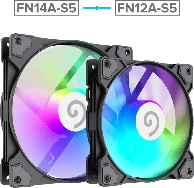 GameMax FN14A-S5, schwarz, 140mm