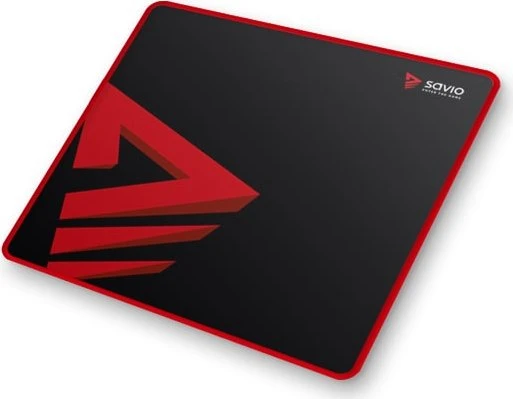 Savio Turbo Dynamic M Gaming Mauspad, schwarz/rot