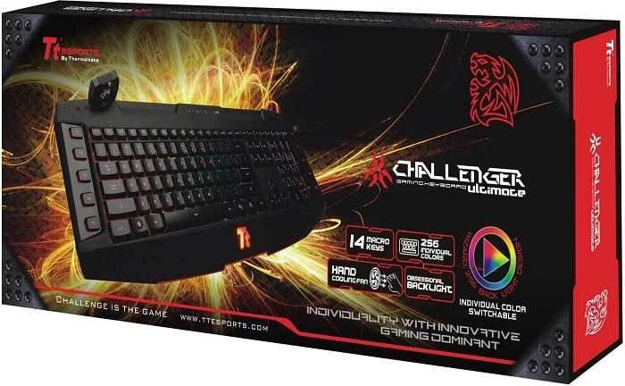 Tt esports Challenger Ultimate Gaming Keyboard, USB, DE