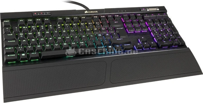 Corsair Gaming K70 RGB MK.2 Low Profile Rapidfire, MX LOW PROFILE RGB SPEED, USB, DE