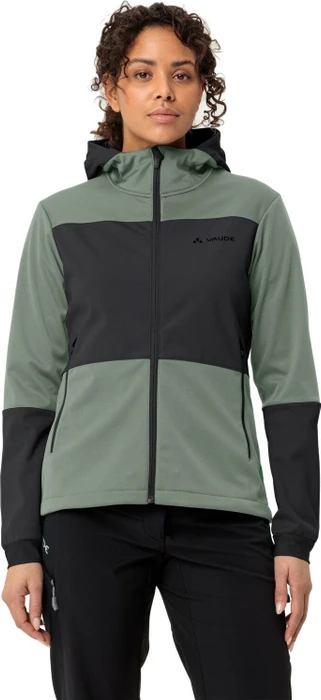 Vaude Qimsa Hooded Softshell Fahrradjacke agave (Damen)