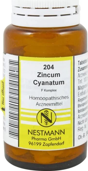 Nestmann Zincum Cyanatum F Komplex Nr. 204 Tabletten, 120 Stück
