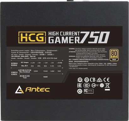 Antec High Current Gamer Gold HCG750 Gold 750W, ATX 2.4