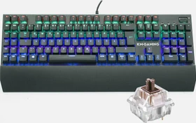 KM-Gaming K-GK2, LEDs RGB, MX RGB BROWN, USB, DE