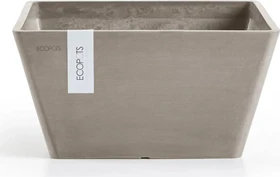 Ecopots Kunststoff-Topf Berlin 41x41cm taupe