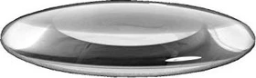 Lumeno kristallklare Ersatzlinse echtglas 125mm 3 Dioptrien 1.75x